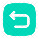 Undo Left Square Arrow Ui Icon