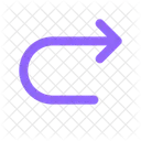 Undo Right Round Arrow Ui Icon