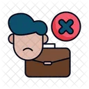 Unemployed Filled Line Icon