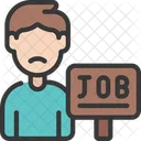 Unemployed Person Job Icon