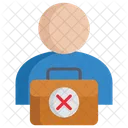 Unemployment People Briefcase Icon