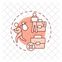 Cost Of Living No Work Economic Crisis Icon
