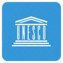 Unesco Flag Circle Icon
