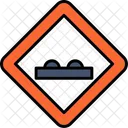 Uneven Ahead Danger Icon