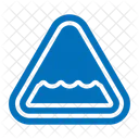 Uneven Road Alert Warning Sign Icon
