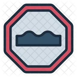 Uneven road  Icon