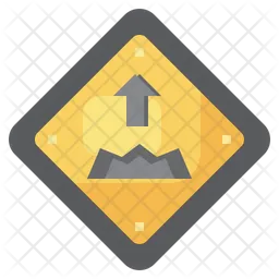 Uneven Road  Icon