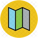 Unfolded Map Pamphlet Icon