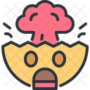 Umwerfend Emoji Schockiert Symbol