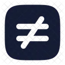 Ungleich Zeichen Quadrat Symbol