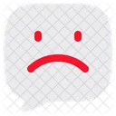 Unhappy Chat Sad Icon
