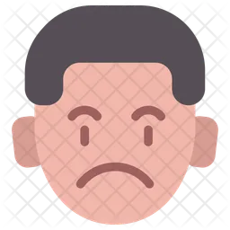 Unhappy Emoji Icon