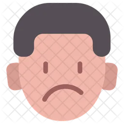 Unhappy Emoji Icon