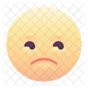 Unhappy Emoji Smiley Icon