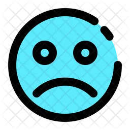 Unhappy Emoji Icon