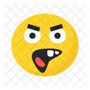 Unhappy Angry Frustrated Icon