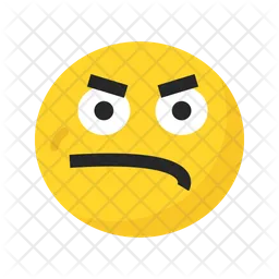 Unhappy Emoji Icon