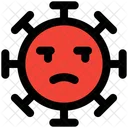 Unhappy Coronavirus Emoji Coronavirus Icon