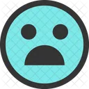 Unhappy Emoji Face Icon