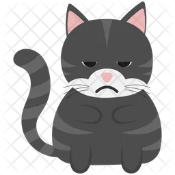 Unhappy Cat  Icon