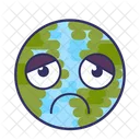 Unhappy Earth Sad Earth Sad Icon