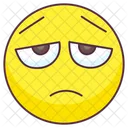 Unhappy Emoji Unhappy Expression Emotag Icon