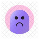 Unhappy Face Emoji Emoticon Icon