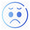 Unhappy Sad Emojis Icon