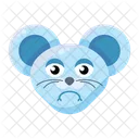 Unhappy Mouse Sad Mouse Emoji Icon