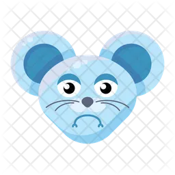 Unhappy Mouse Emoji Icon