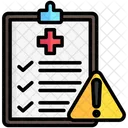 Unhealthy Medical Assessment Icon