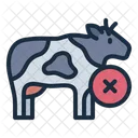 Unhealthy Cow Cow Animal Icon