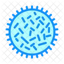 Unhealthy Bacteria Color Icon