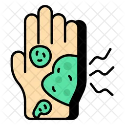 Unhygienic Hand  Icon
