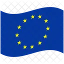 Bandeira Pais Uniao Europeia Ícone