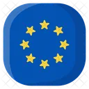 Uniao Europeia Bandeira Pais Ícone