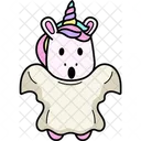 Unicorn Boo Ghost Icon
