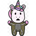 Unicorn Skeleton Boo Icon