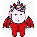 Unicorn Devil Evil Icon