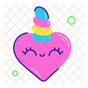 Unicorn Heart Unicorn Art Unicorn Emoji Icon