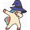 Unicorn Witch Dabbing  Icône