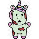 Unicornio Zumbi Ferida Ícone