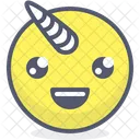 Unicornio Sonrisa Smiley Icono