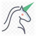 Unicornio Cuento De Hadas Animal Con Cuernos Icono