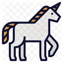 Fantasia Unicornio Inicio Icono
