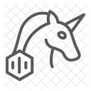 Unicornio Nft Unico Icono