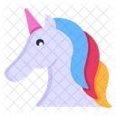 Unicornio Caballo Con Cuernos Animal Icono