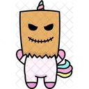 Unicornio Cabeza Bolsa Icono