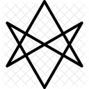Star Unicursal Hexagram Alchemy Icon