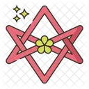 Unicursal Hexagram Icon